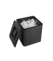 ABS Square Ice Keeper Black 4.5L