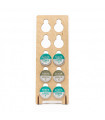 Wooden Stand for 10 Nespresso Pods Natural