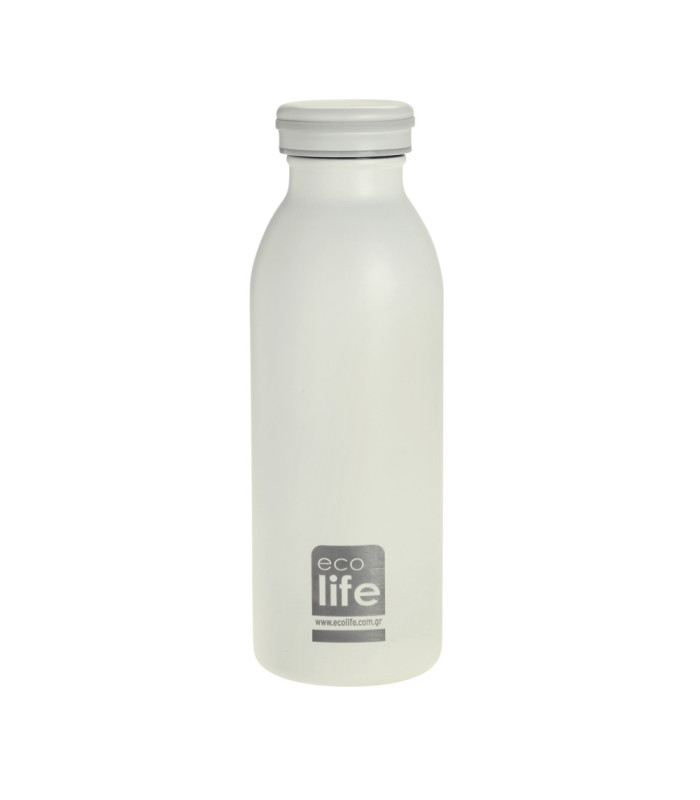 Ecolife Μπουκάλι Θερμός Λευκό 450ml